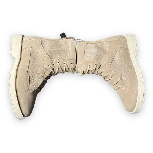 Sorel Combat Boots Caribou OTM Waterproof Outdoor Lug Sole Taupe Leather 7.5 - Picture 3 of 8